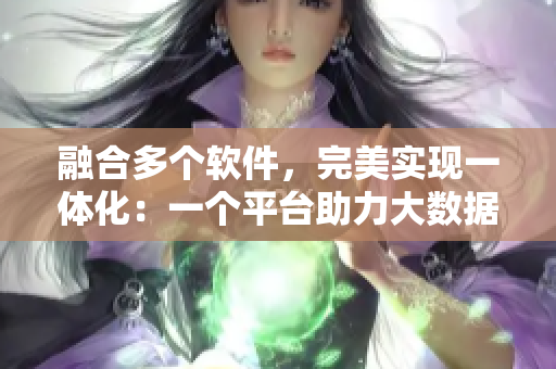 融合多个软件，完美实现一体化：一个平台助力大数据分析