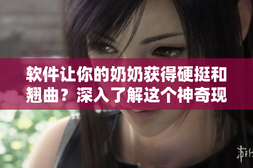 软件让你的奶奶获得硬挺和翘曲？深入了解这个神奇现象！