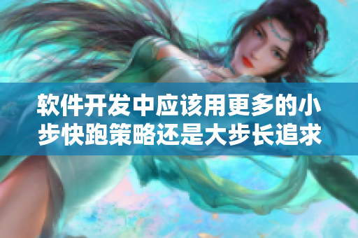 软件开发中应该用更多的小步快跑策略还是大步长追求？