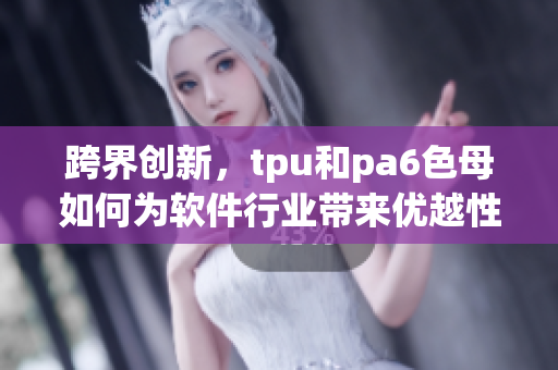 跨界创新，tpu和pa6色母如何为软件行业带来优越性能？