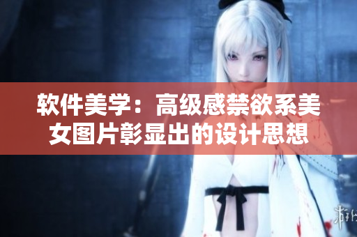 软件美学：高级感禁欲系美女图片彰显出的设计思想