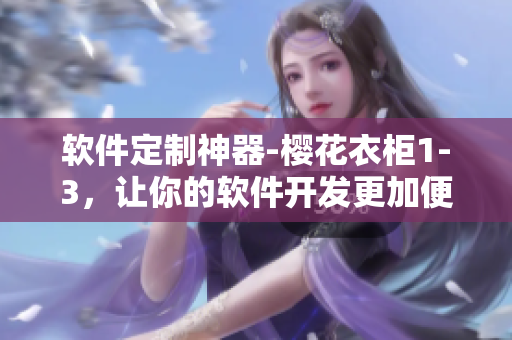 软件定制神器-樱花衣柜1-3，让你的软件开发更加便捷高效！