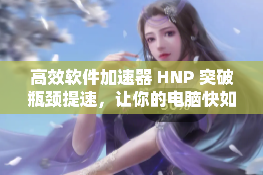 高效软件加速器 HNP 突破瓶颈提速，让你的电脑快如闪电！
