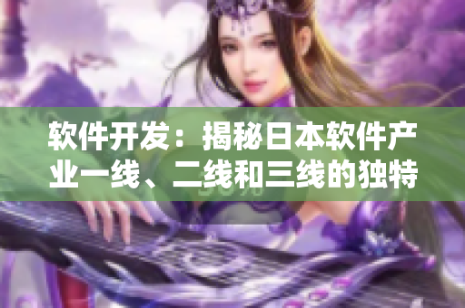 软件开发：揭秘日本软件产业一线、二线和三线的独特之处