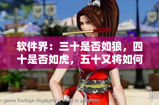 软件界：三十是否如狼，四十是否如虎，五十又将如何？