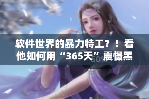 软件世界的暴力特工？！看他如何用“365天”震慑黑客！