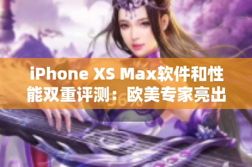 iPhone XS Max软件和性能双重评测：欧美专家亮出最新结论