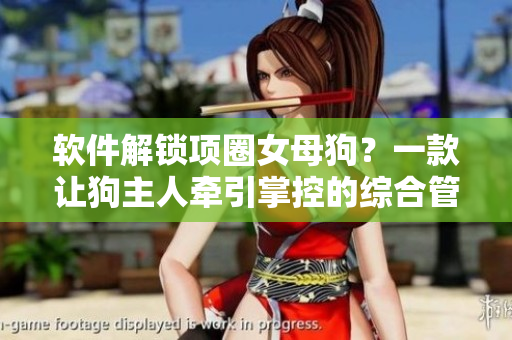 软件解锁项圈女母狗？一款让狗主人牵引掌控的综合管理工具