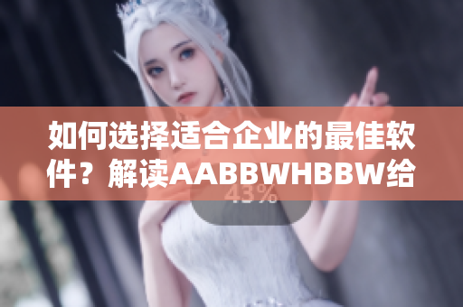 如何选择适合企业的最佳软件？解读AABBWHBBW给出最佳建议