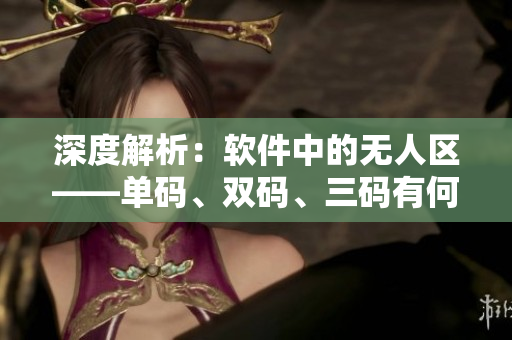 深度解析：软件中的无人区——单码、双码、三码有何不同？