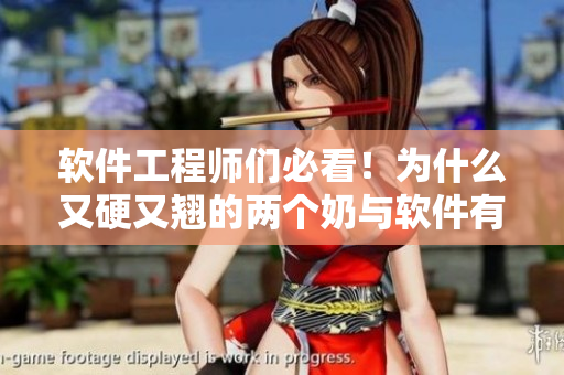 软件工程师们必看！为什么又硬又翘的两个奶与软件有关？