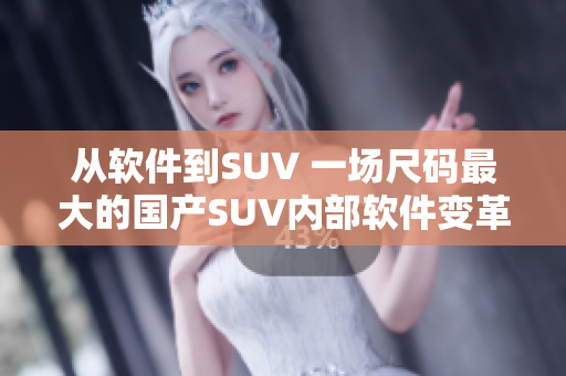 从软件到SUV 一场尺码最大的国产SUV内部软件变革