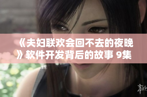 《夫妇联欢会回不去的夜晚》软件开发背后的故事 9集纪录片