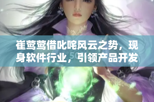 崔莺莺借叱咤风云之势，现身软件行业，引领产品开发新方向
