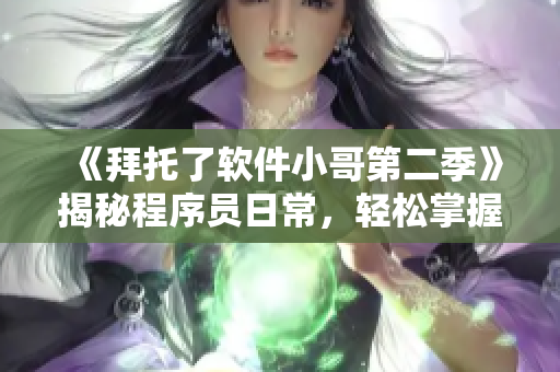 《拜托了软件小哥第二季》揭秘程序员日常，轻松掌握编程技巧！