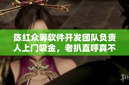陈红众筹软件开发团队负责人上门吸金，老扒直呼真不错！