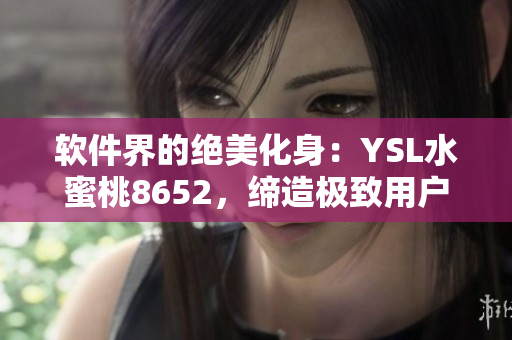 软件界的绝美化身：YSL水蜜桃8652，缔造极致用户体验！