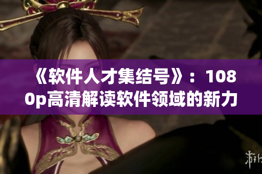 《软件人才集结号》：1080p高清解读软件领域的新力量