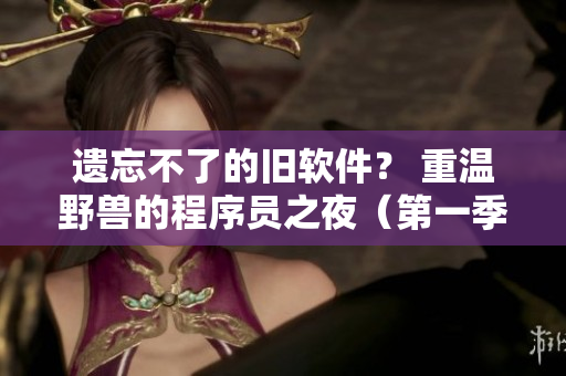遗忘不了的旧软件？ 重温野兽的程序员之夜（第一季）