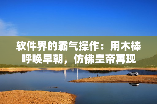 软件界的霸气操作：用木棒呼唤早朝，仿佛皇帝再现