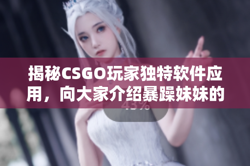 揭秘CSGO玩家独特软件应用，向大家介绍暴躁妹妹的玩法技巧
