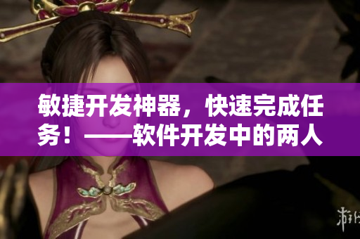 敏捷开发神器，快速完成任务！——软件开发中的两人嗟嗟嗟