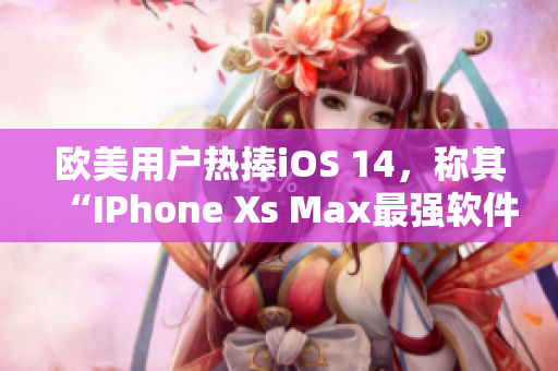 欧美用户热捧iOS 14，称其“IPhone Xs Max最强软件”
