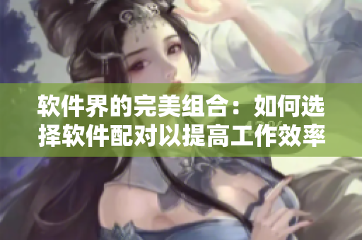 软件界的完美组合：如何选择软件配对以提高工作效率