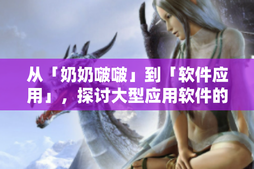 从「奶奶啵啵」到「软件应用」，探讨大型应用软件的发展历程
