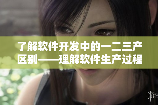 了解软件开发中的一二三产区别——理解软件生产过程的不同阶段