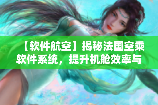【软件航空】揭秘法国空乘软件系统，提升机舱效率与安全性！