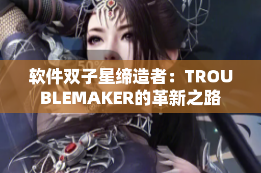 软件双子星缔造者：TROUBLEMAKER的革新之路