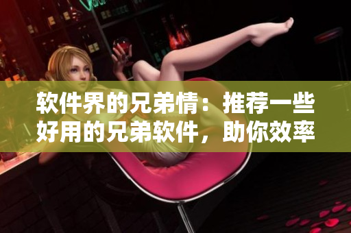 软件界的兄弟情：推荐一些好用的兄弟软件，助你效率倍增！
