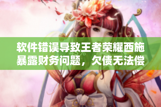 软件错误导致王者荣耀西施暴露财务问题，欠债无法偿还