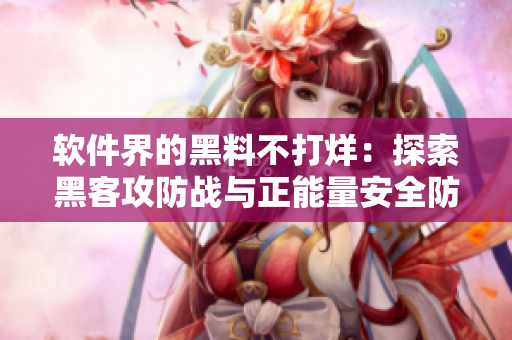 软件界的黑料不打烊：探索黑客攻防战与正能量安全防护