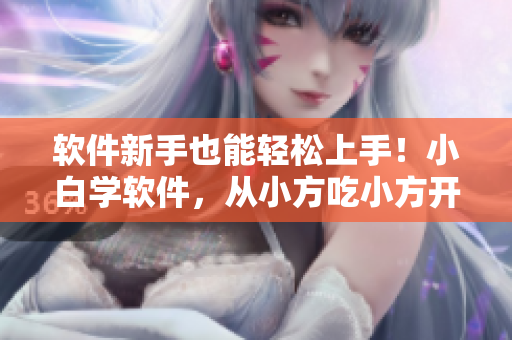 软件新手也能轻松上手！小白学软件，从小方吃小方开始