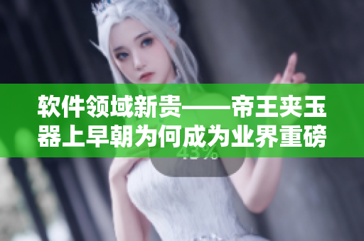 软件领域新贵——帝王夹玉器上早朝为何成为业界重磅关注之作