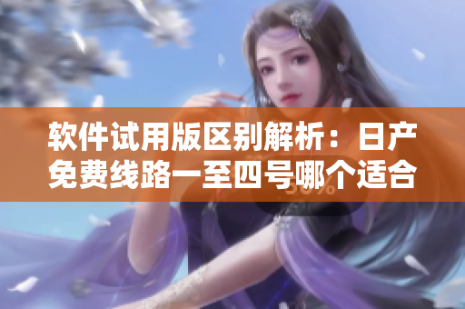 软件试用版区别解析：日产免费线路一至四号哪个适合您？