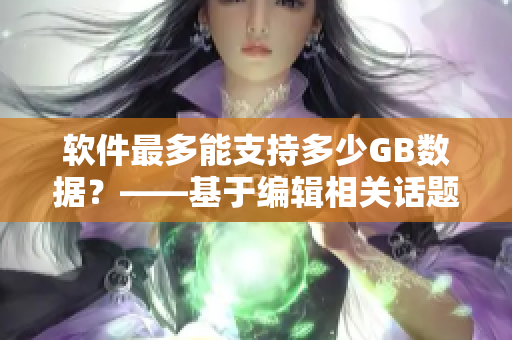 软件最多能支持多少GB数据？——基于编辑相关话题的技术探讨