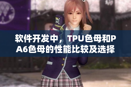 软件开发中，TPU色母和PA6色母的性能比较及选择指南