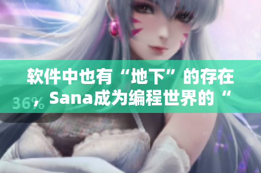 软件中也有“地下”的存在，Sana成为编程世界的“偶像”！