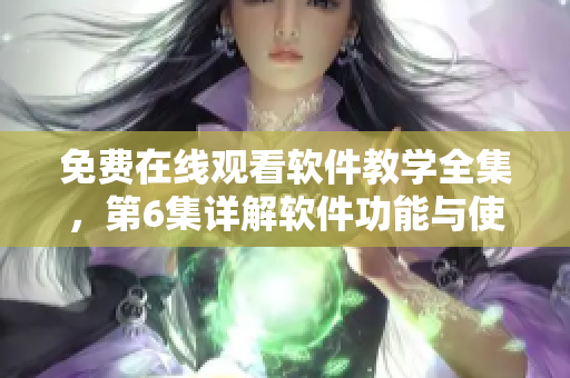免费在线观看软件教学全集，第6集详解软件功能与使用技巧