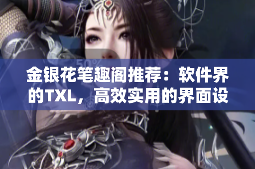 金银花笔趣阁推荐：软件界的TXL，高效实用的界面设计技巧分享