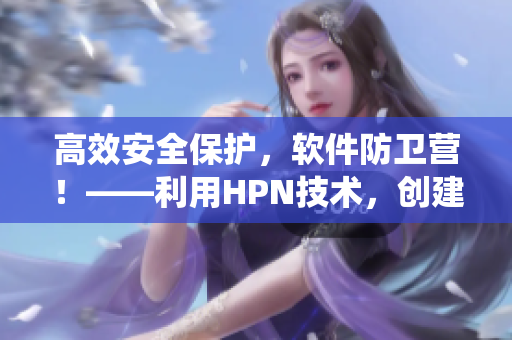 高效安全保护，软件防卫营！——利用HPN技术，创建可靠软件安全防护系统